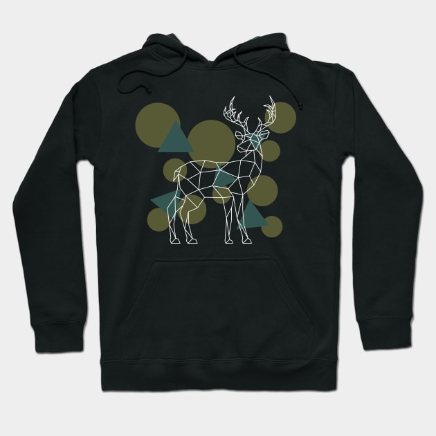 Swedish stag reindeer christmas Hoodie by Johnny_Sk3tch